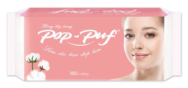  Bông Trang Điểm Pop-Puf 180 Miếng. 
