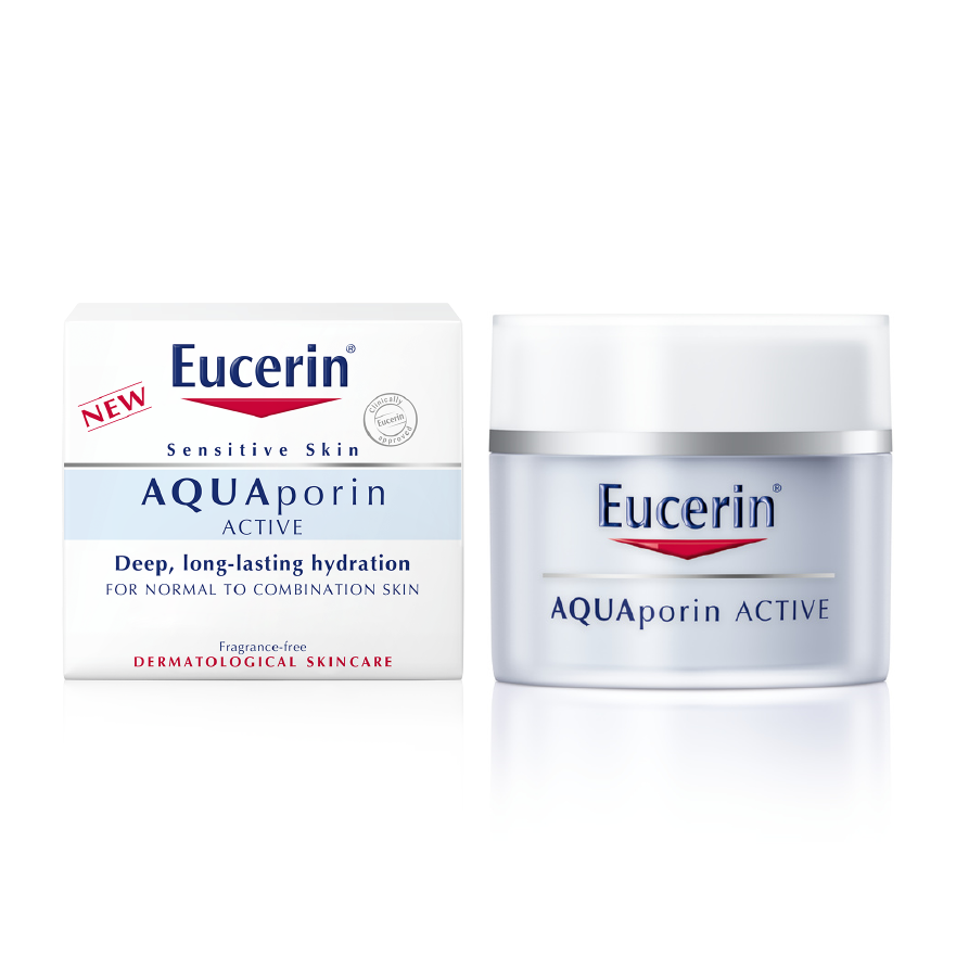  Kem Dưỡng Ẩm Cho Da Thường Đến Da Hỗn Hợp Eucerin AQUAporin ACTIVE 50ml - New 