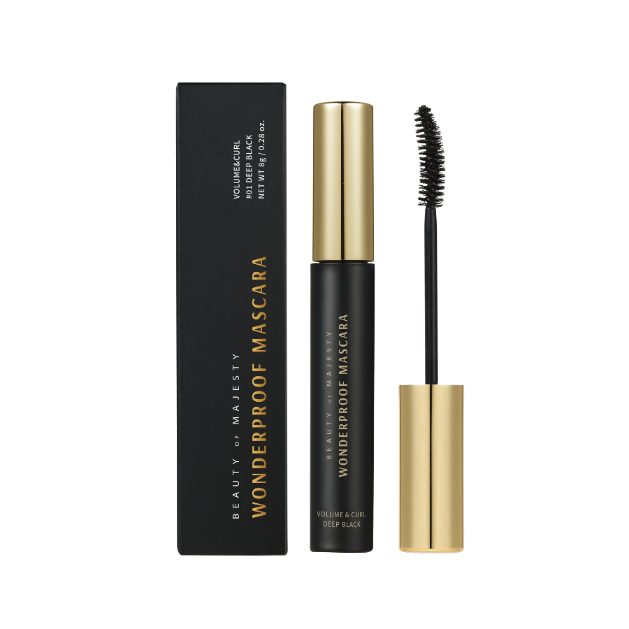 Mascara BOM Wonderproof Volume & Curling #01 Deep Black 8G