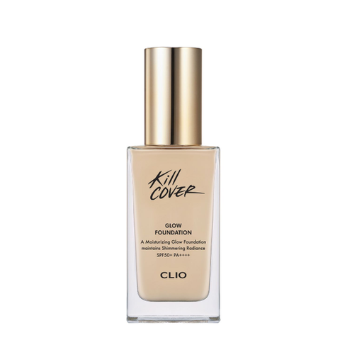  Kem Nền Trang Điểm Clio Kill Cover Glow Foundation SPF50+, PA++++  2.5 IVORY 