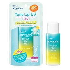  Sữa Chống Nắng Hiệu Chỉnh Sắc Da Sunplay Skin Aqua Tone Up Uv Milk Mint Green Spf50+ Pa++++ 50G 
