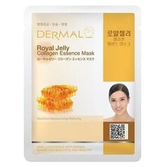  Dermal Mặt Nạ Tinh Chất Collagen Với Chiết Xuất Sữa Ong Chúa 23Gram 