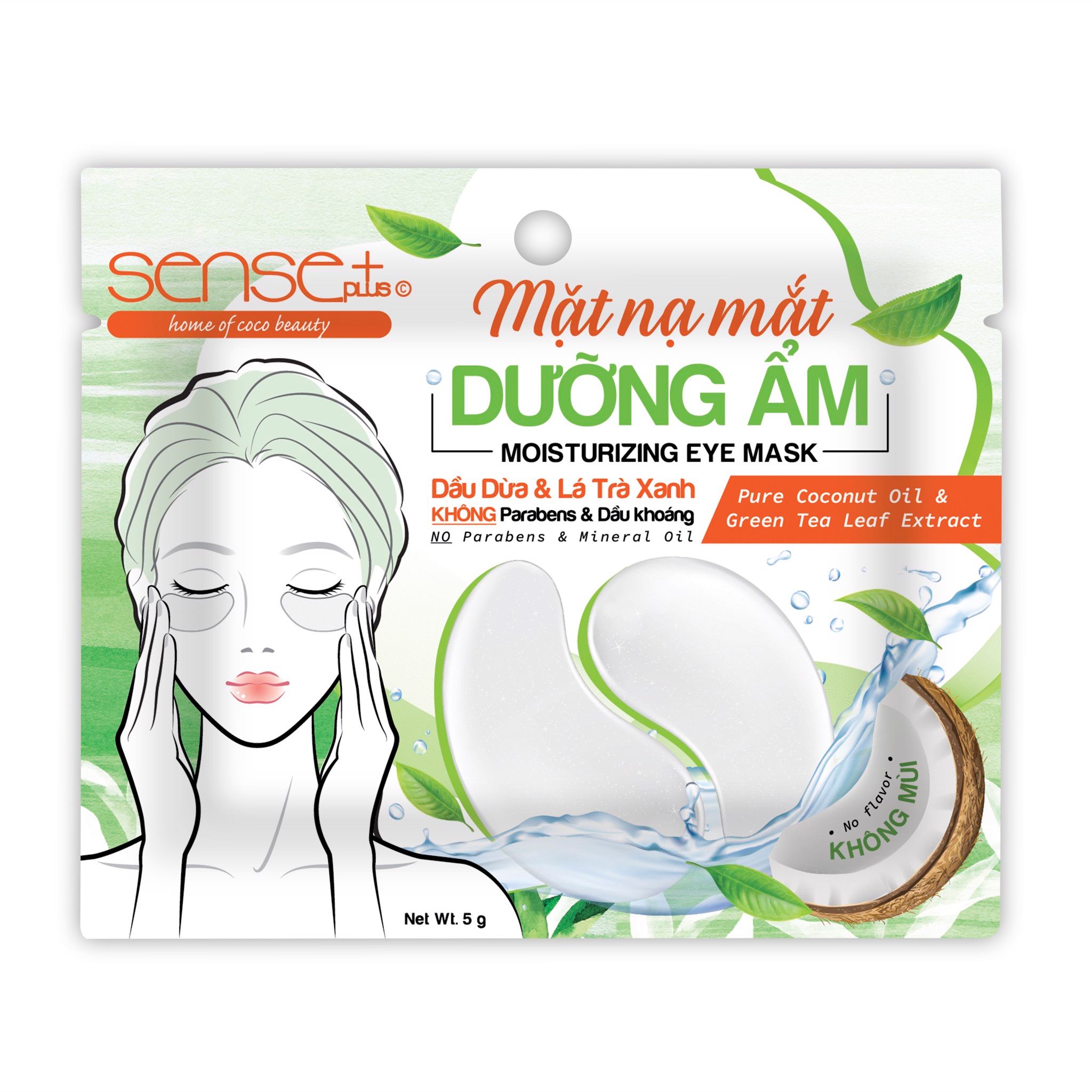  Mặt Nạ Mắt Dưỡng Ẩm Sense Plus 5g 