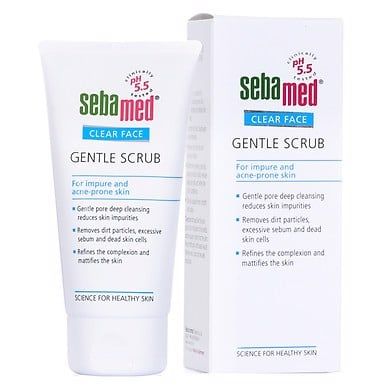  Kem tẩy tế bào chết Sebamed pH5.5 Clear Face Gentle Scrub (SCF02A) 150ml 