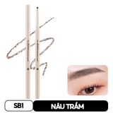  Chì Kẻ Mày Merzy The Skinny Embo Brow Pencil #SB1 Dark Brown 