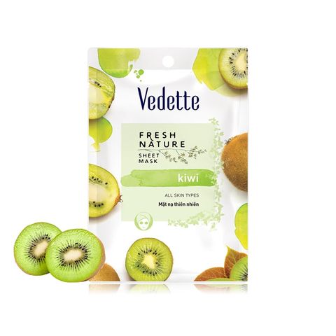  Mặt nạ thiên nhiên Vedette Kiwi 22ml 