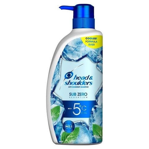  Dầu Gội Head & Shoulders Băng Lạnh Sạch Gàu  Sub Zero Sensation 550ml 