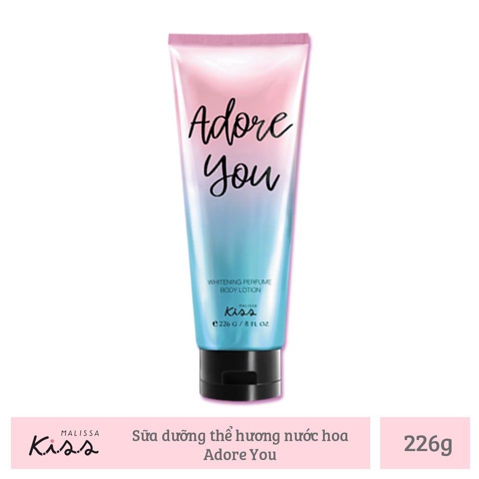  DƯỠNG THỂ NƯỚC HOA MALISSA KISS 226G - ADORE YOU 