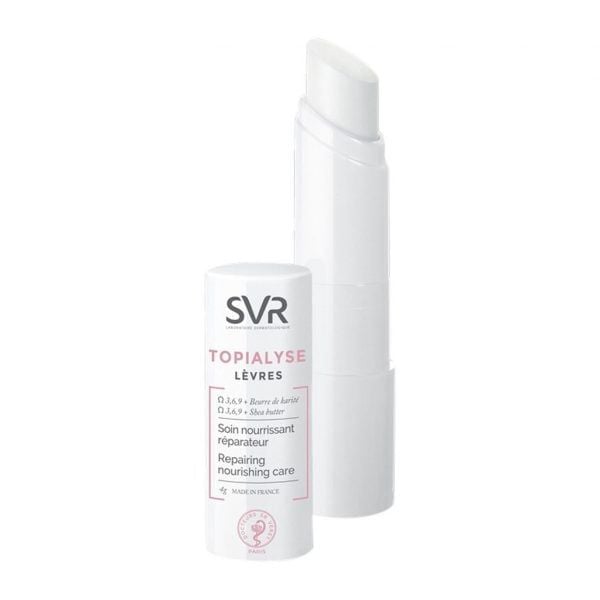  Son Dưỡng Giảm Nứt Nẻ, Tăng Độ Ẩm Môi SVR Topialyse Levres Protective Care 4g. 