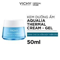  Kem Dưỡng Vichy Cấp Ẩm & Cung Cấp Nước Dạng Gel Aqualia Thermal Rehydrating Cream-Gel 50ml 