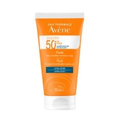  Kem Chống Nắng Avène Cho Da Thường, Hỗn Hợp & Nhạy Cảm 50ml Very High Protection Fluid Spf50+ 