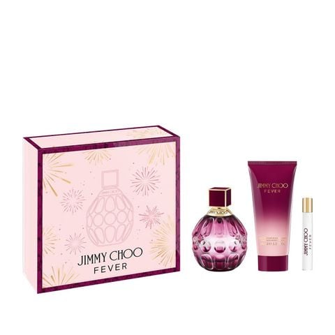  Set Jimmy Choo Fever EDP YM_Gifset 100ml + Body Lotion 100ml + 7.5ml 