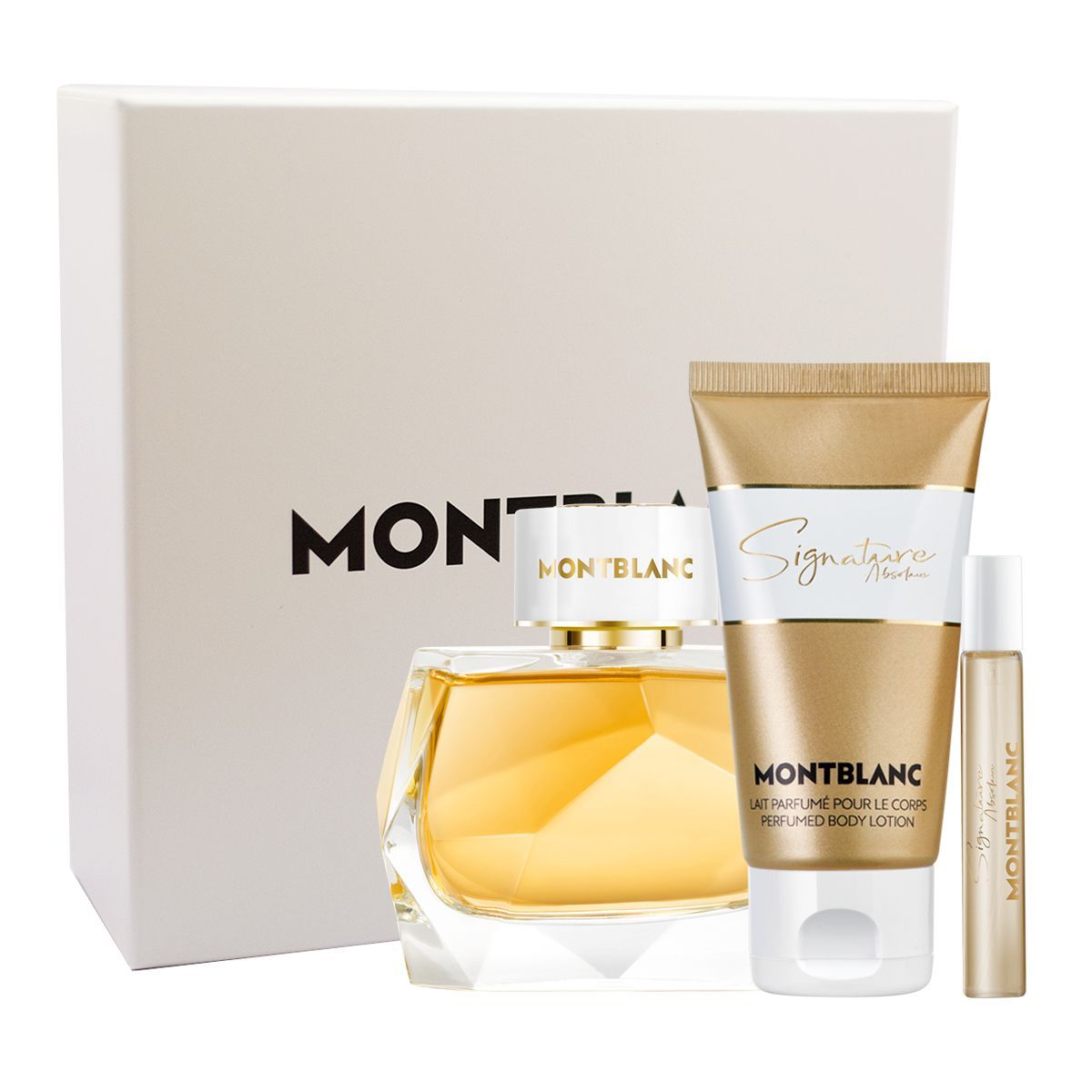  Nước Hoa Nữ Montblanc Signature Absolue YN_Giftset EDP 90ml + 7.5ml + Body Lotion 100ml 