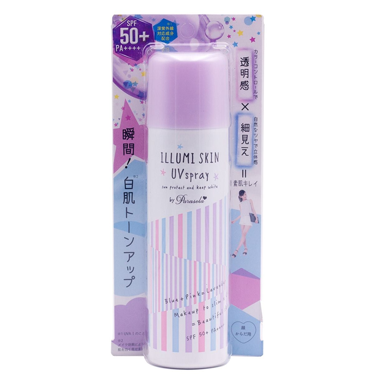  Xịt Chống Nắng Tạo Hiệu Ứng Thon Gọn  Naris Illumi Skin Uv Essence Spf50+ Pa++++ 80G. 