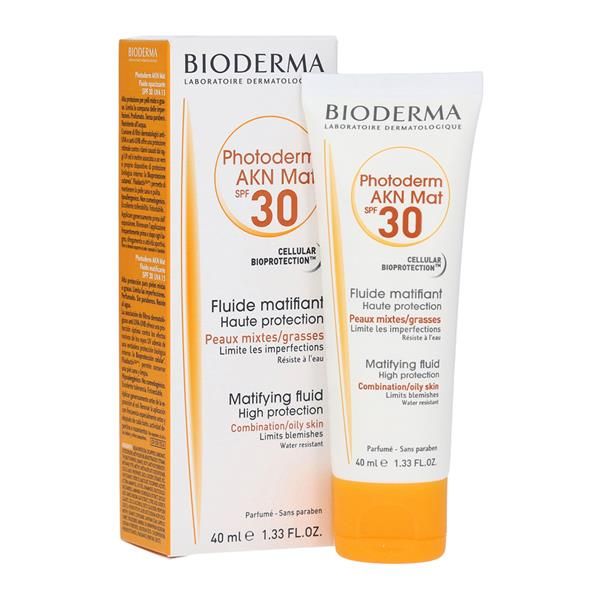  Kem Chống Nắng Dành Cho Da Dầu, Mụn Bioderma Photoderm AKN Mat SPF30 40ml - DATE 