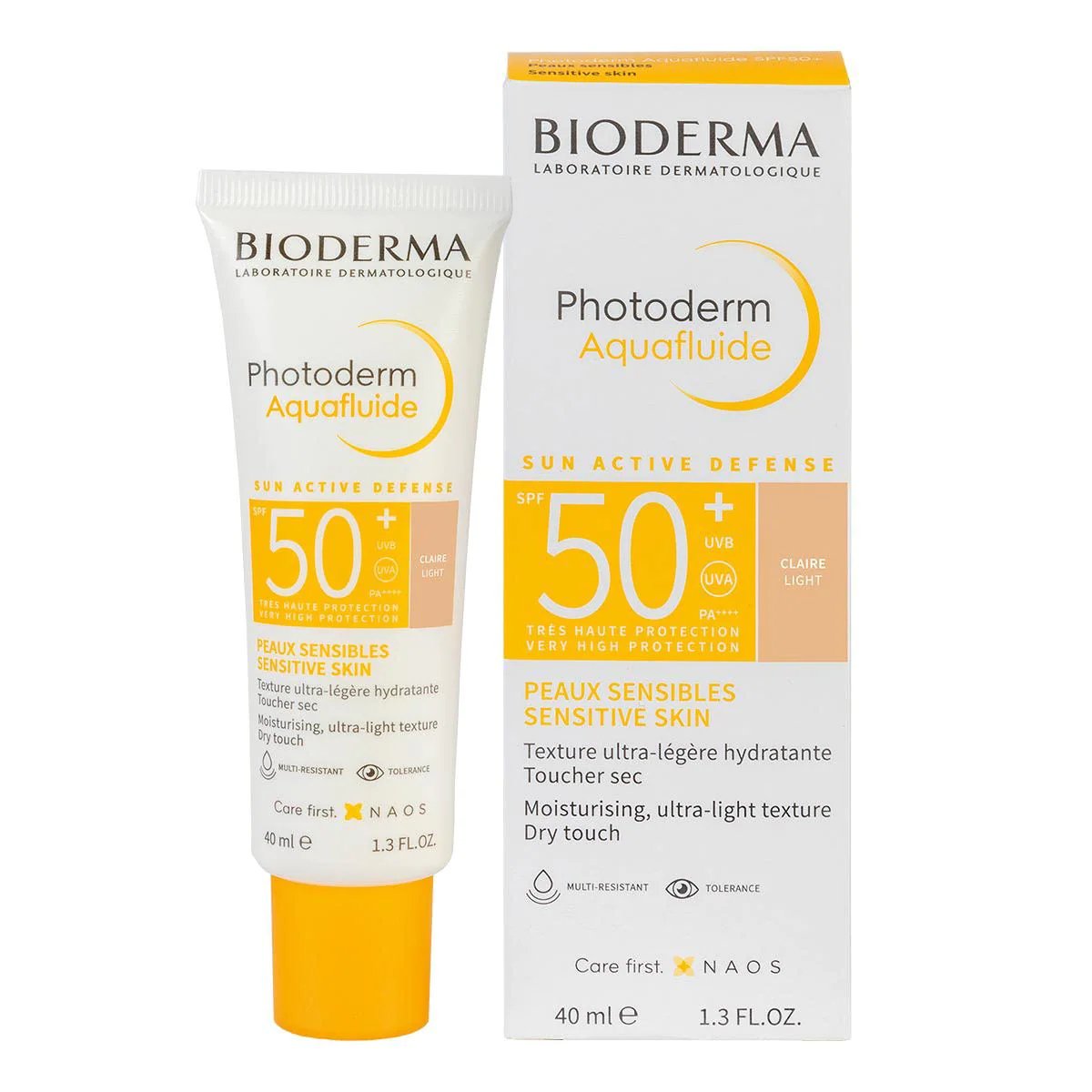 Kem Chống Nắng Giảm Bóng Nhờn Bioderma Photoderm Aquafluide SPF 50+ 40ml (Có Màu) - New - DATE