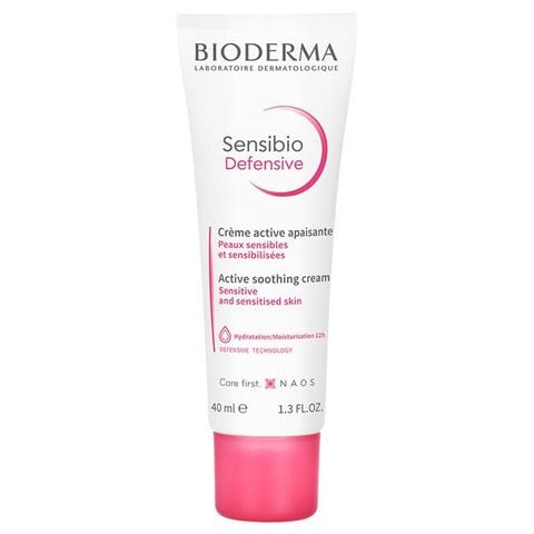  Kem Dưỡng Ẩm Làm Dịu Da, Phục Hồi Da Cho Da Nhạy Cảm Bioderma Sensibio Defensive Cream 40ml 