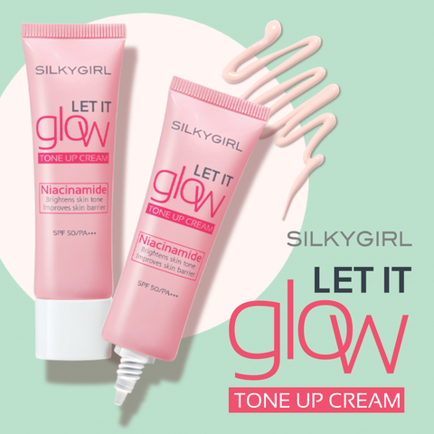  Kem lót nâng tông Silkygirl Let It Grow Tone Up Cream 25ML 