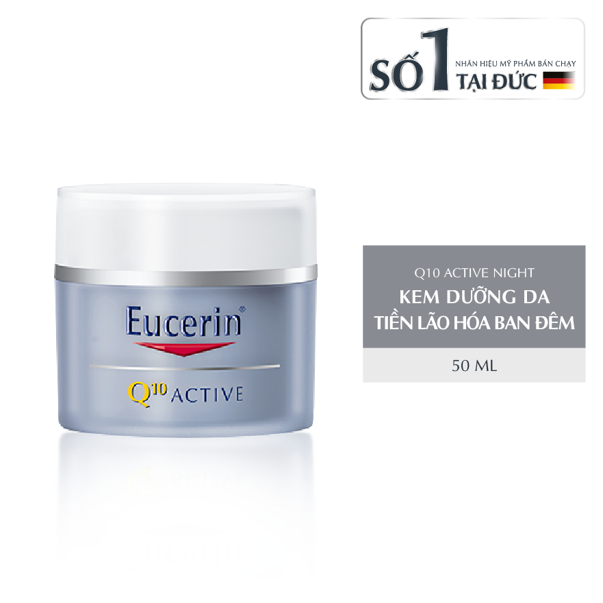  Kem dưỡng ngăn ngừa lão hóa ban đêm Q10 Eucerin 50ml 