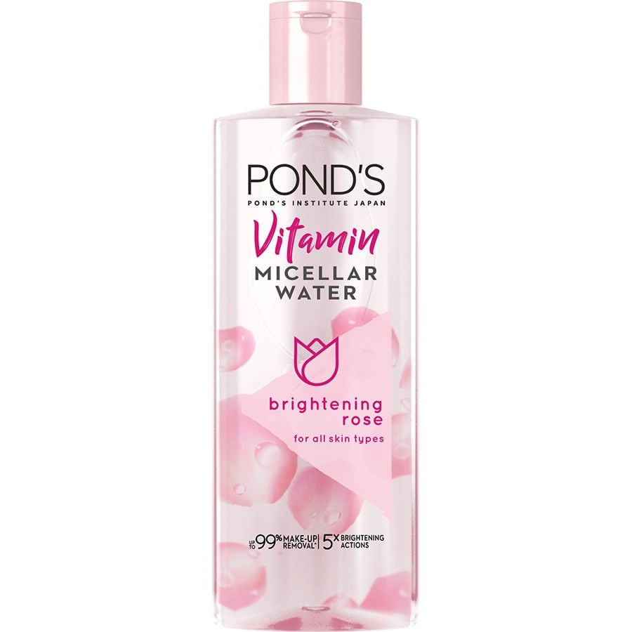  Nước Tẩy Trang Hoa Hồng Sáng Da  Pond's Vitamin Micellar Water Vitamin Brightening Rose 235ml 