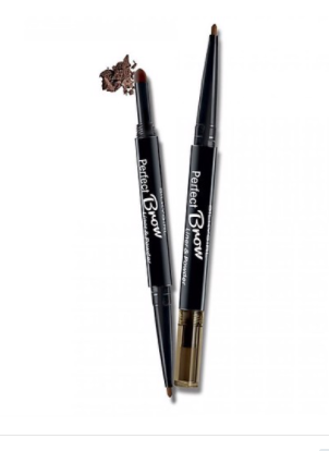  CHÌ ĐỊNH HÌNH MÀY 2 ĐẦU PERFECT BROW LINER & POWDER 01 NATURAL BROWN- DATE 