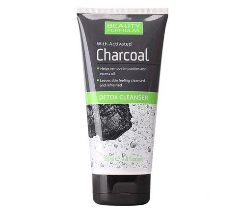  Sữa Rửa Mặt Than Hoạt Tính Thải Độc Tố Beauty Formulas Detox Cleanser with Activated Charcoal 150ml 