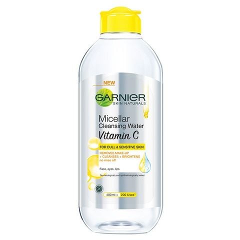  Nước Tẩy Trang Vitamin C Làm Sáng Da Garnier Micellar Cleansing Water Vitamin C 400ml 