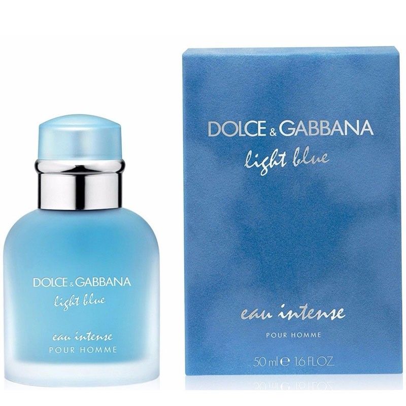 DOLCE & GABBANA LIGHT BLUE POUR HOMME EAU INTENSE (50 mL) – AB BEAUTY WORLD