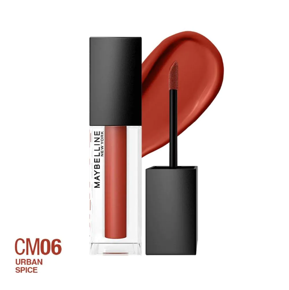  Son Kem Mịn Lì Maybelline Sensational Cushion Matte The Devil Wears Red #CM06 Urban Spice Gạch Đun 6.4ml - DATE 