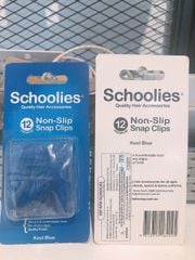  Kẹp bấm Schoolies  "Kool" blue 