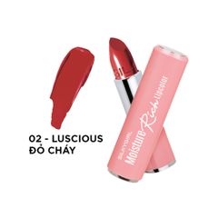  SON THỎI MÀU NHIỀU DƯỠNG SILKYGIRL MOISTURE RICH LIPCOLOR 02 LUSCIUOS 3.2G 