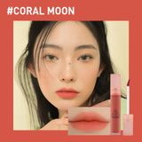 Son Kem Lì 3Ce Blur Water Tint  Coral Moon - Màu Cam San Hô Pha Đào