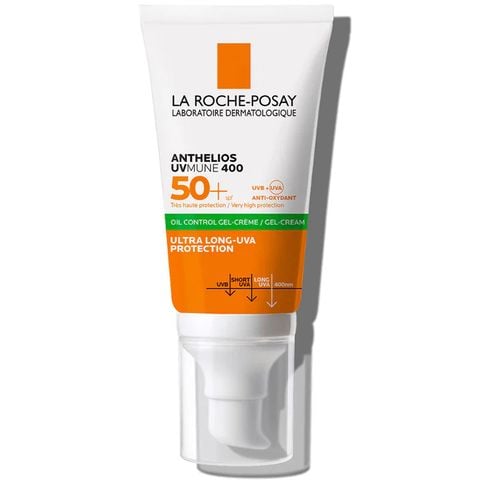  Kem Chống Nắng La Roche-Posay Anthelios Anti-Shine Gel-Cream Dry Touch Finish Mattifying Effect SPF50+ 50ml 