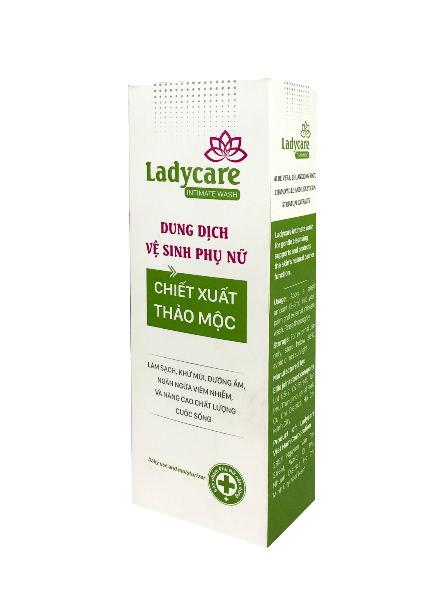  Dung Dịch Vệ Sinh Phụ Nữ Thảo Mộc Ladycare 100ml 