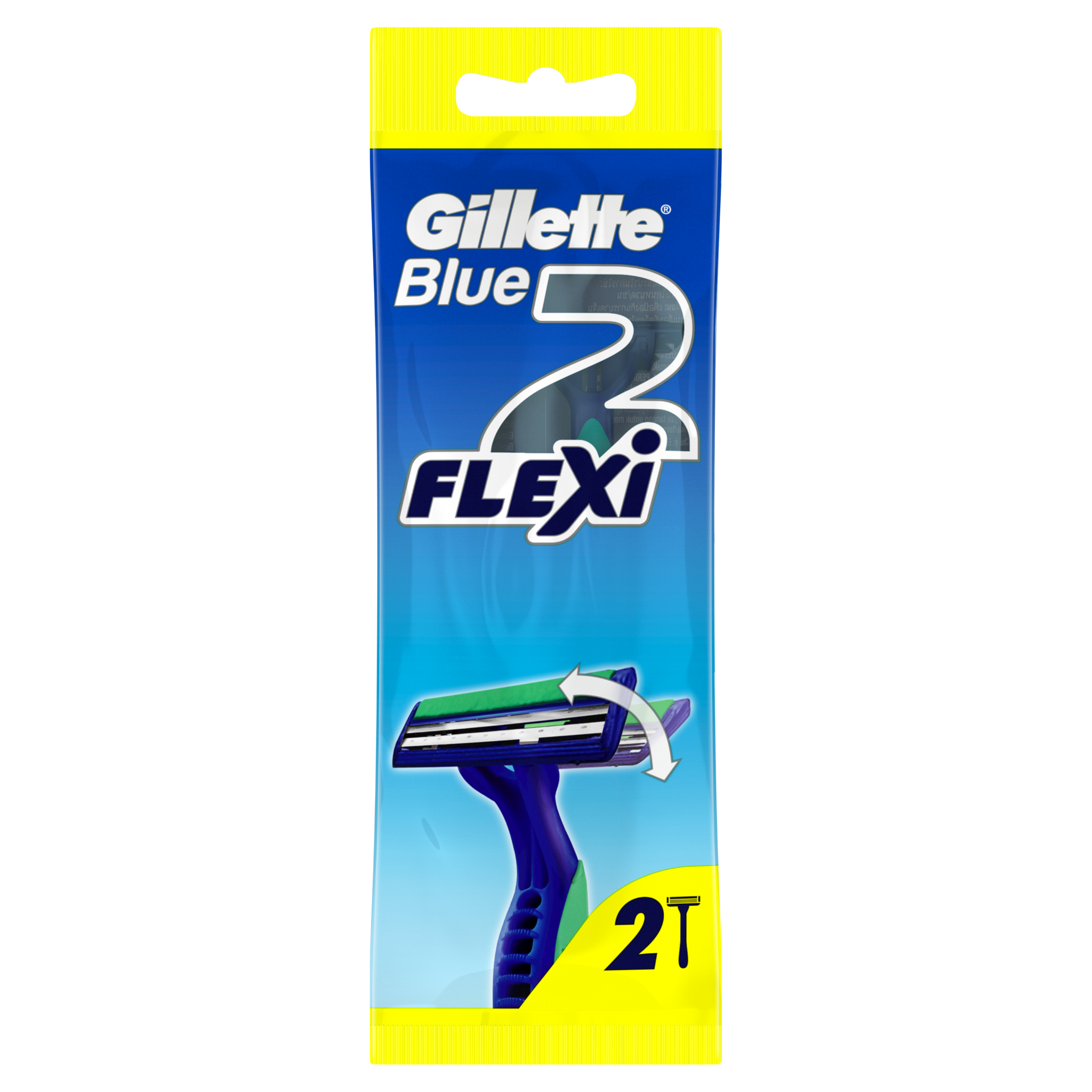  Dao Cạo Râu Gillette Blue Plus II Pivot (Vỉ 2 Cây) 