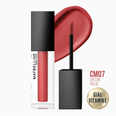  Son Kem Mịn Lì Maybelline Sensational Cushion Matte The Devil Wears Red #CM07 Lips On Pulse Hồng Ngọt Nắng 6.4ml - DATE 