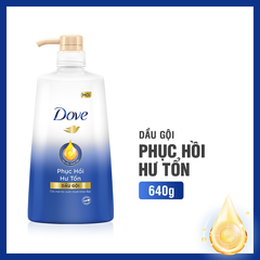  DOVE dg phục hồi tóc hư tổn 640g+dx phtht 610g/4bộ 