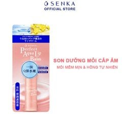  Son Dưỡng Môi Cấp Ẩm Senka Perfect Aqua Lip Balm 4.5g 