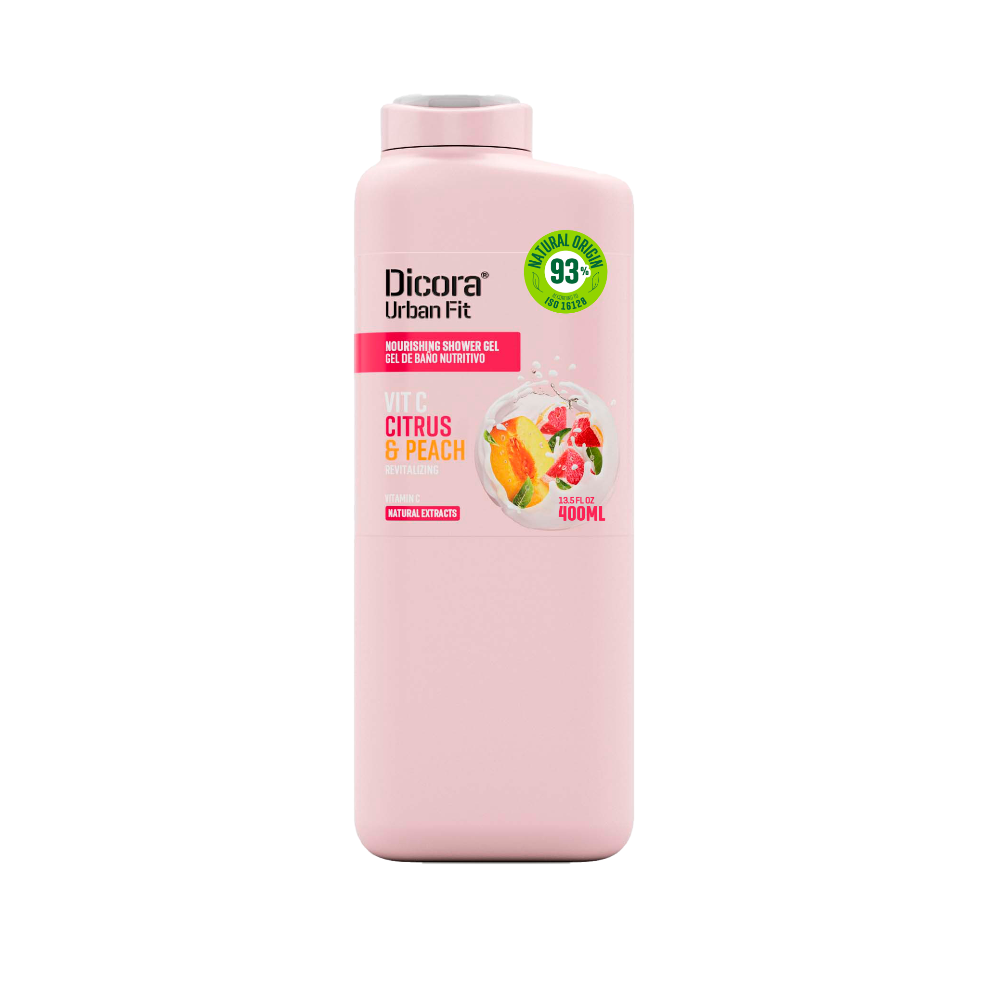  Sữa Tắm Dicora Urban Fit Vitamin C Cam Quýt & Đào 400ml 