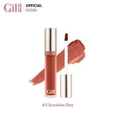  Son Kem Lì Gilaa Sunshine Day #03 Màu Nâu Đất 5g Long Wear Lip Cream 