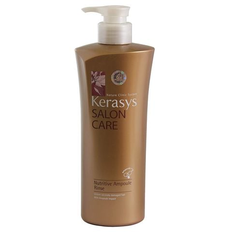  Dầu Xả cao cấp dành cho tóc hư tổn Kerasys Salon care Nutritive Ampoule conditioner 600ml 