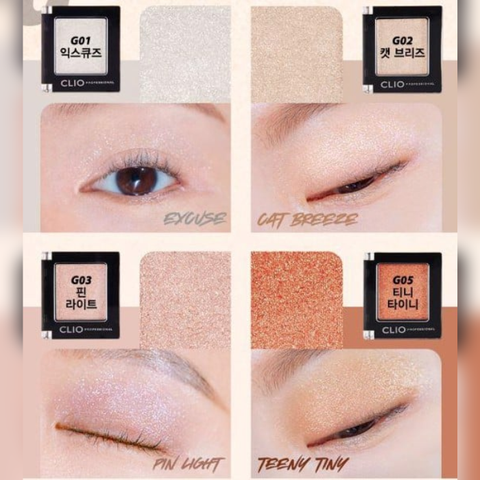  CLIO Màu mắt trang điểm Pro Single Shadow G01 1.5g 