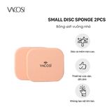 Bịch 2 Bông Ướt Vacosi Vuông Nhỏ.