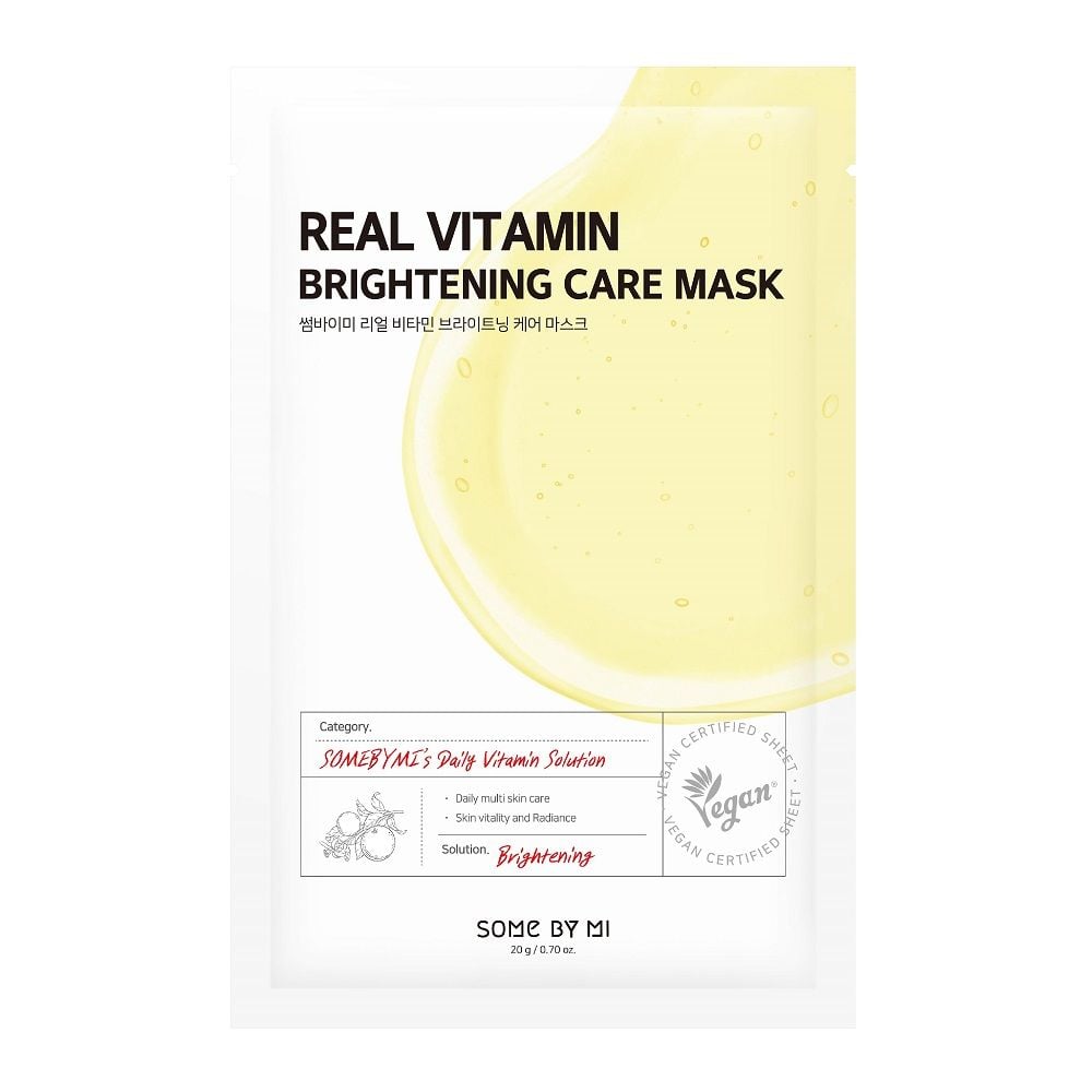  Mặt Nạ Dưỡng Da Làm Sáng Da Some By Mi Real Vitamin Brightening Care Mask 20g 