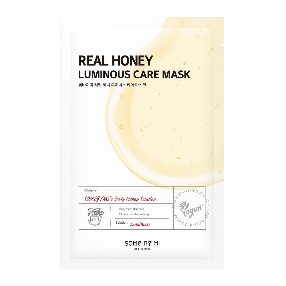  Mặt Nạ Dưỡng Da Mật Ong Làm Căng Bóng Da Some By Mi Real Honey Luminous Care Mask 20g 