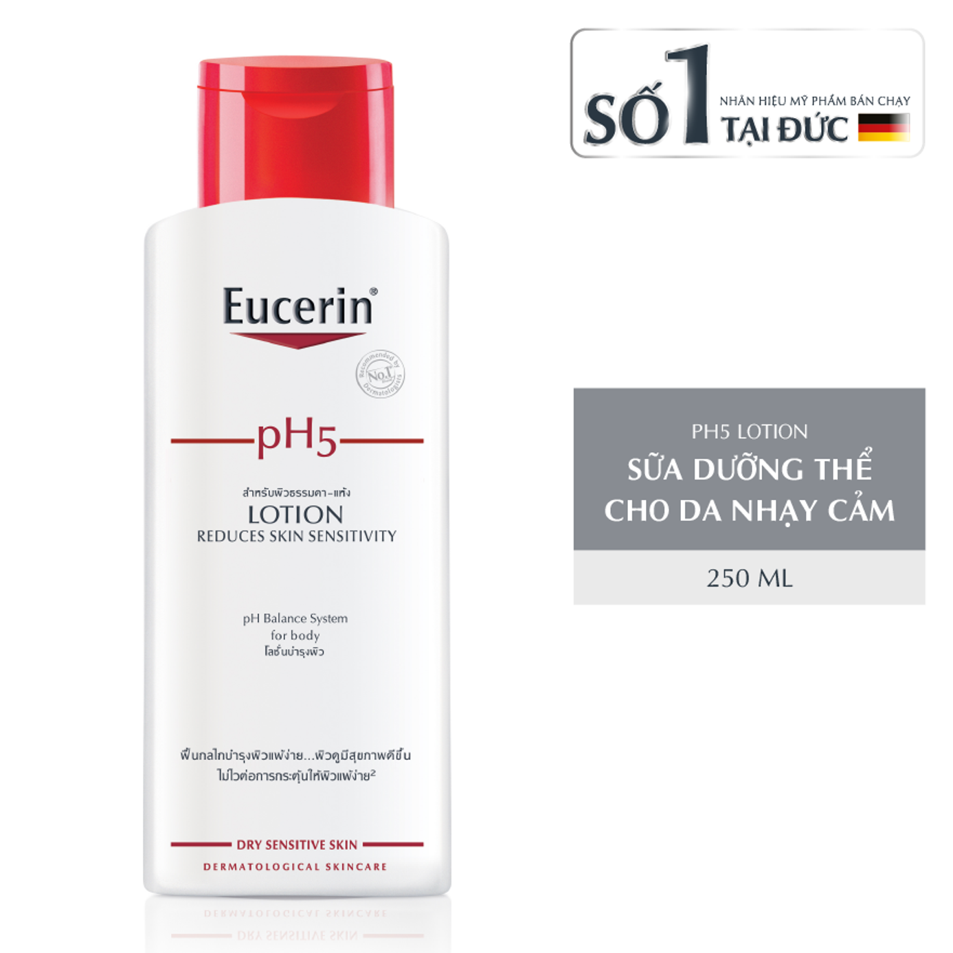  Sữa Dưỡng Thể Dành Cho Da Nhạy Cảm Eucerin PH5 Skin Protection Lotion 250ml - New 