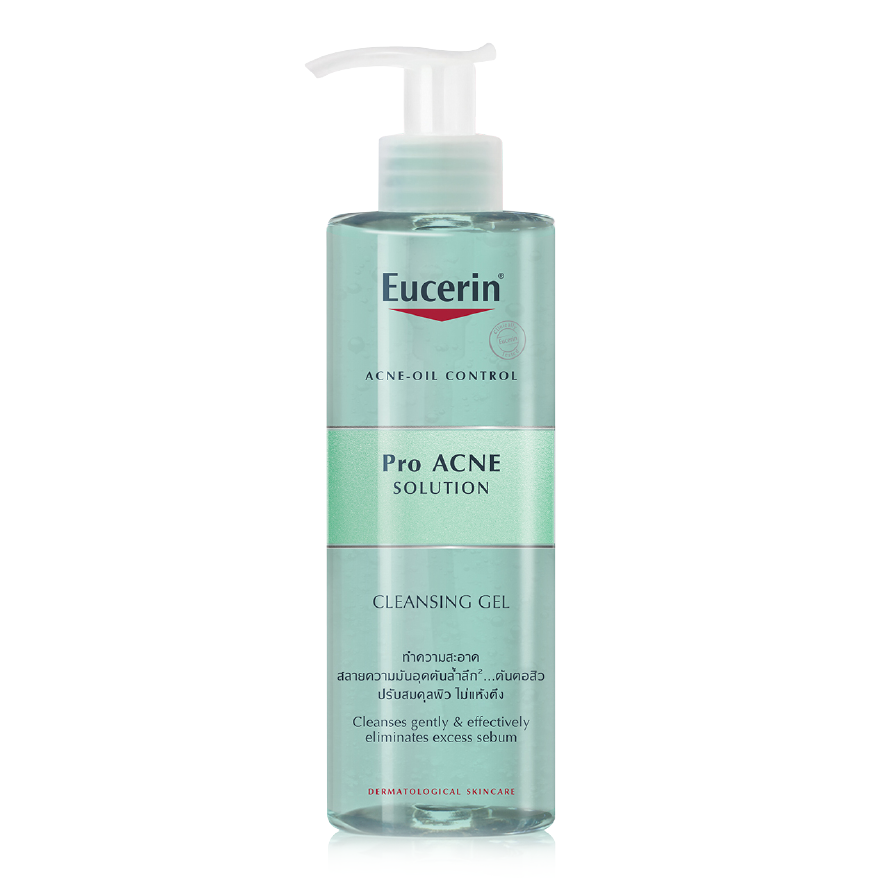  Gel Rửa Mặt Cho Da Dầu Mụn Eucerin Proacne Cleansing Gel 400ml. 