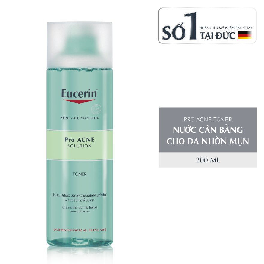  Nước Hoa Hồng Cho Da Mụn Eucerin ProACNE Solution Toner 200ml 