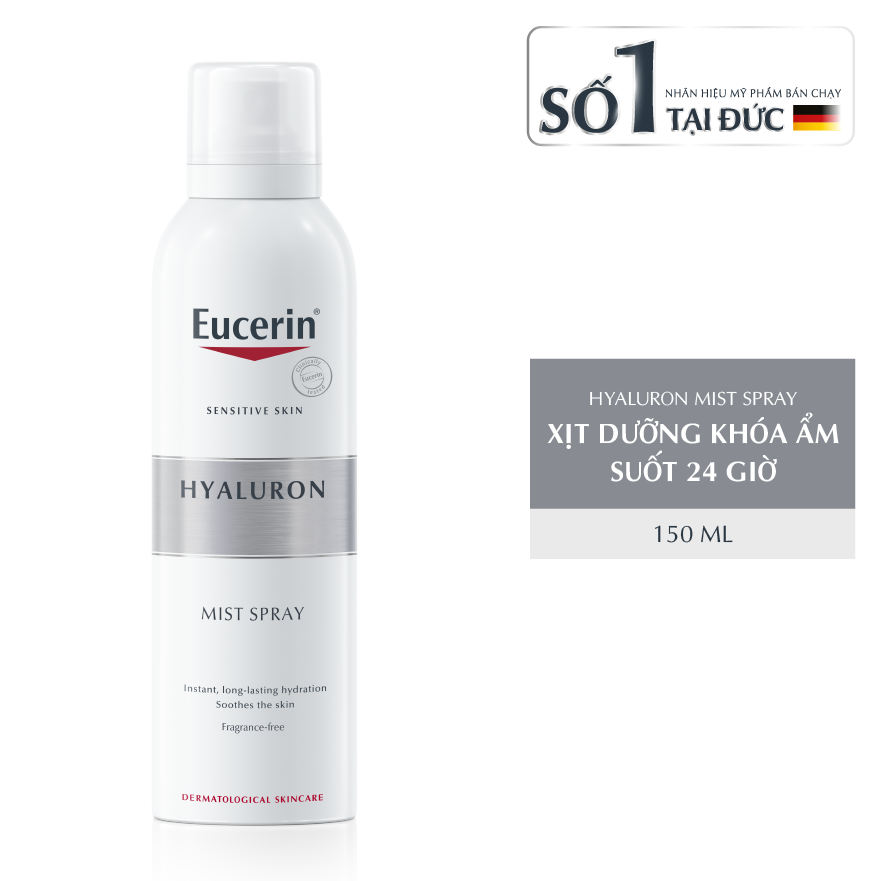  Xịt dưỡng ẩm Eucerin Hyaluron Mist Spray 150ml 