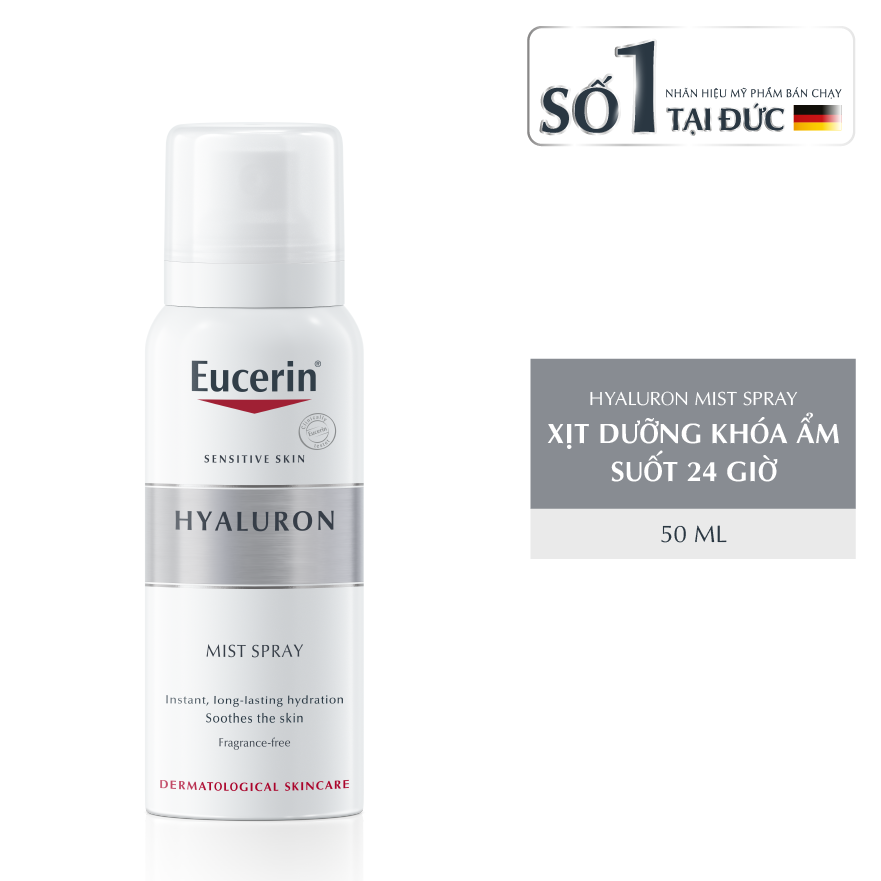  Xịt dưỡng ẩm Eucerin Hyaluron Mist Spray 50ml 
